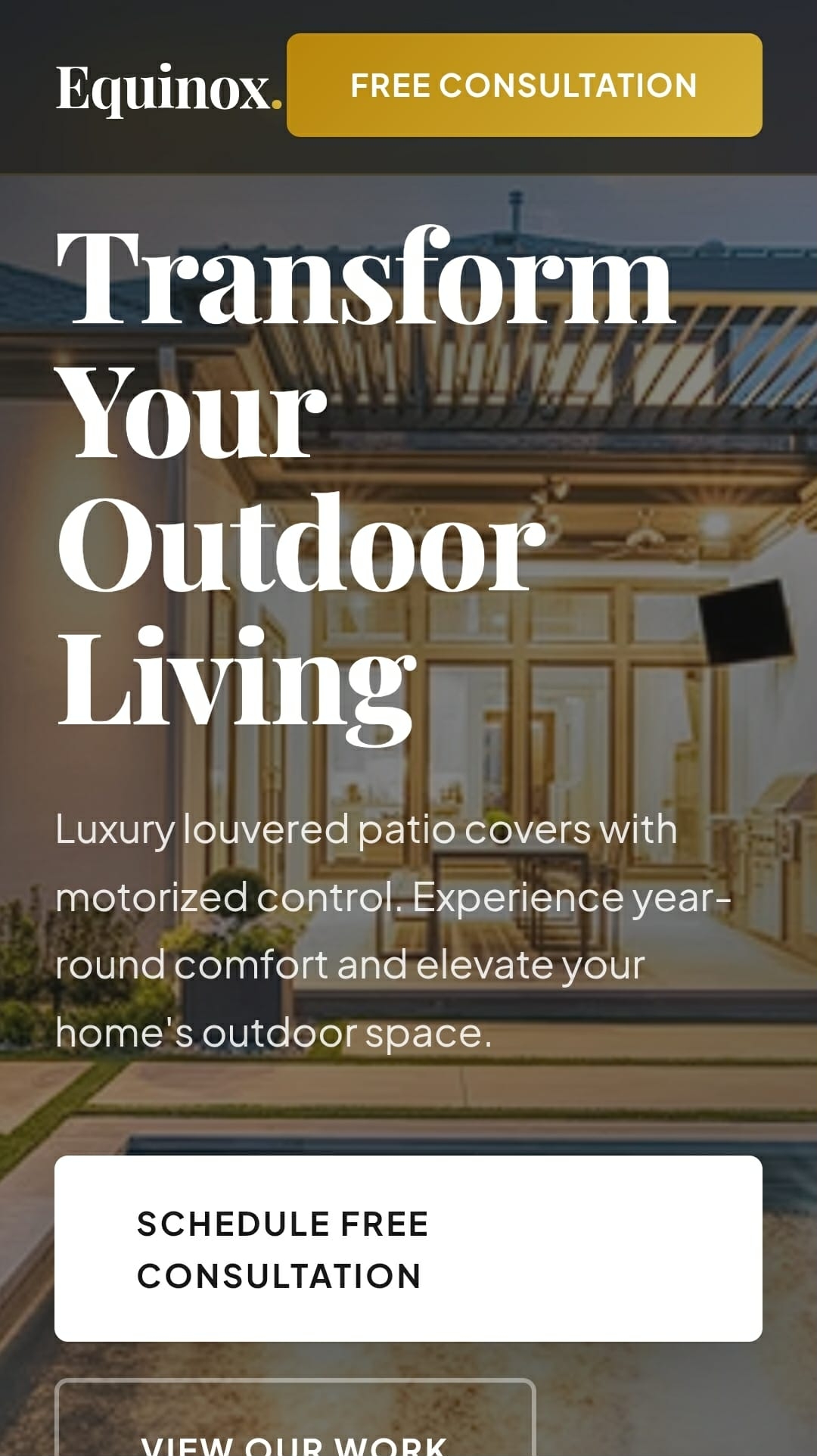 Equinox Louvered Roofs