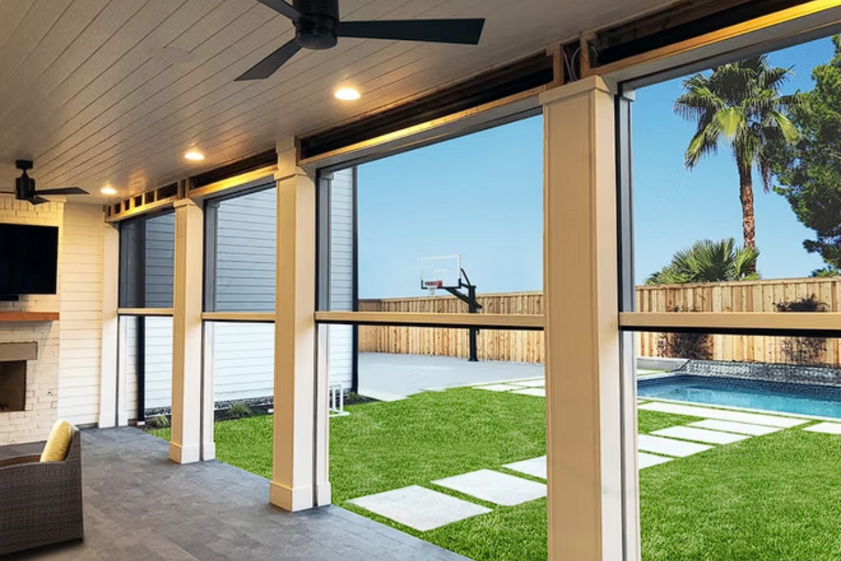 Motorized shade installation 2