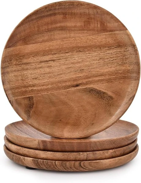 Philippine Round Wooden Plated - 9 inch diameter