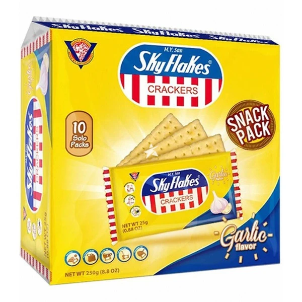 Skyflakes Packet of 10 - Garlic 250g