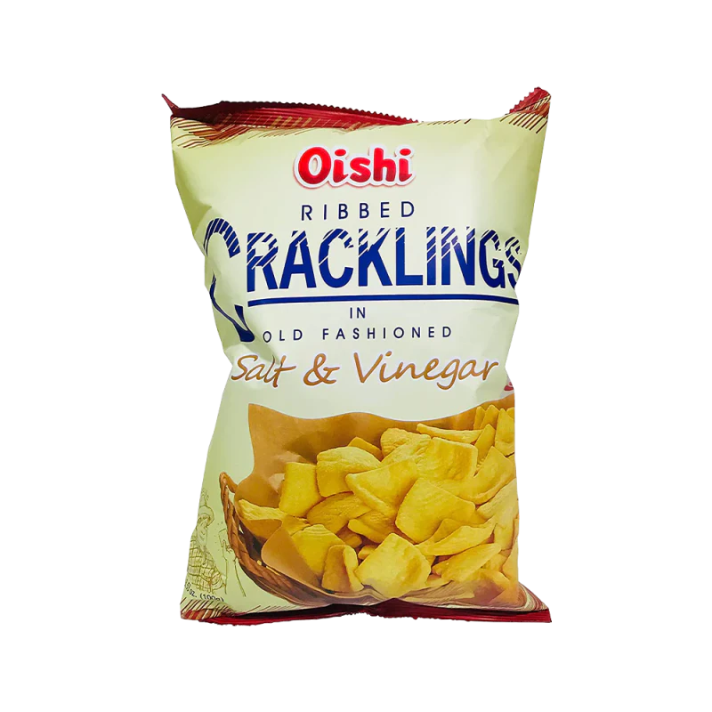 Oishi Ribbed Crackling Salt & Vinegar