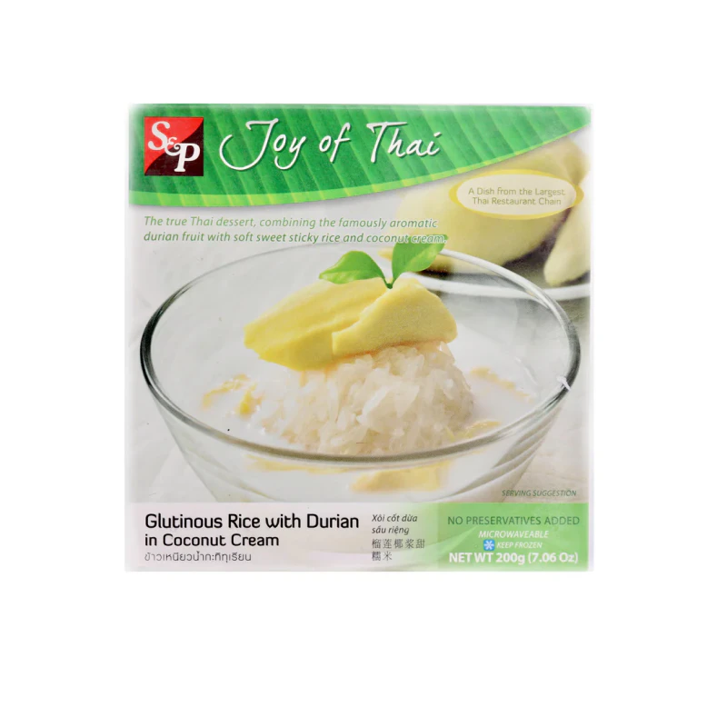 S&P Glutinous Rice with Durian in Coconut Cream