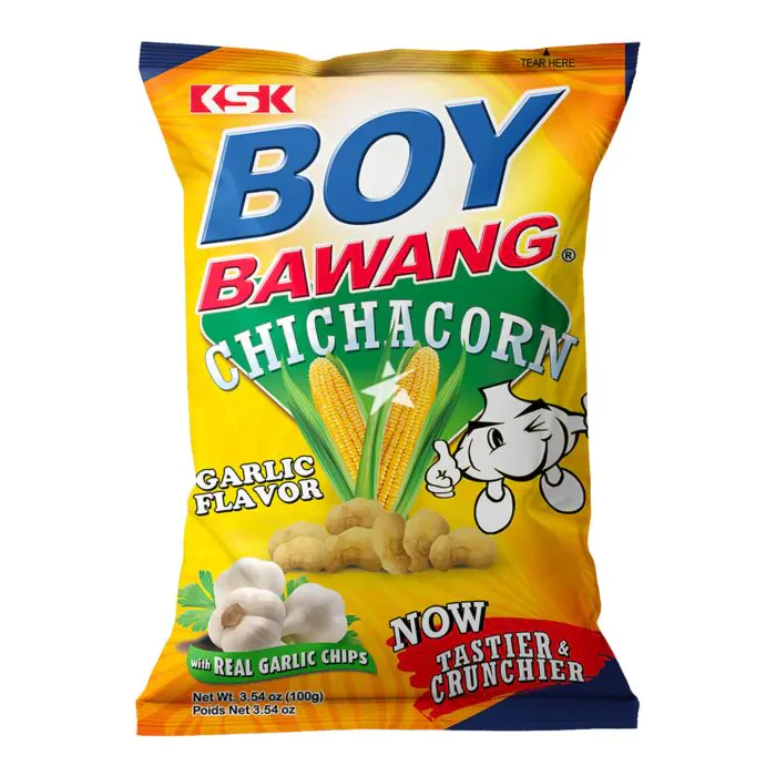 Boy Bawang Chichacorn Super Garlic -100g