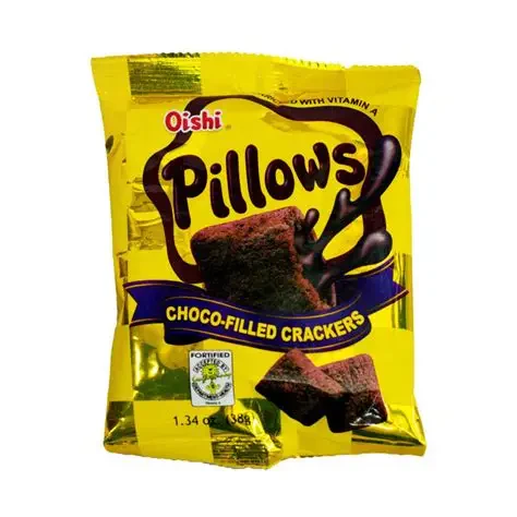 Oishi Pillows Choco Filled Crackers