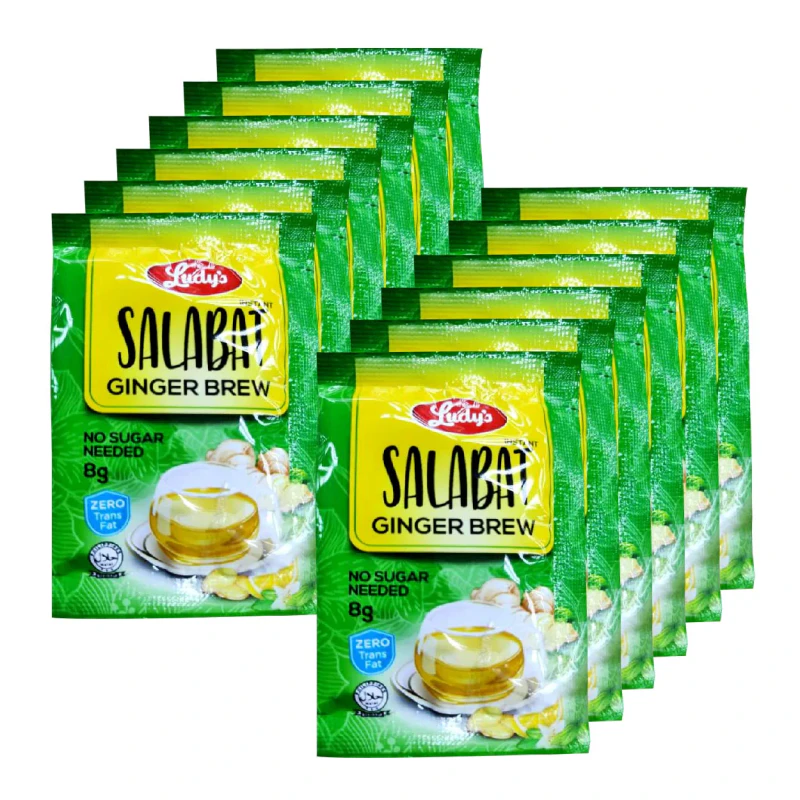Ludy's Salabat Ginger Brew ( strip of 12 sachets )