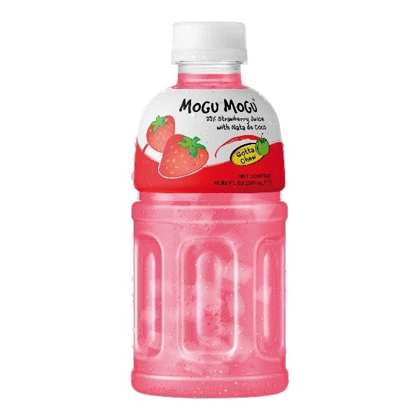 Mogu Mogu NATA De Coco Drink Stawberry Flavour