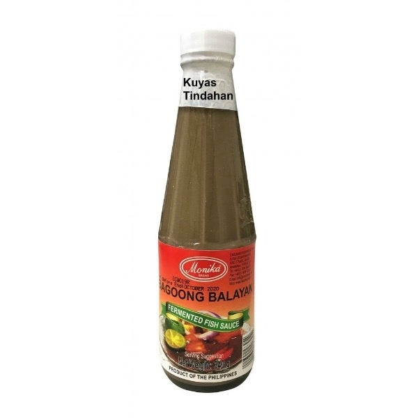 Monika Bagoong Balayan Fermented Fish Sauce -340g