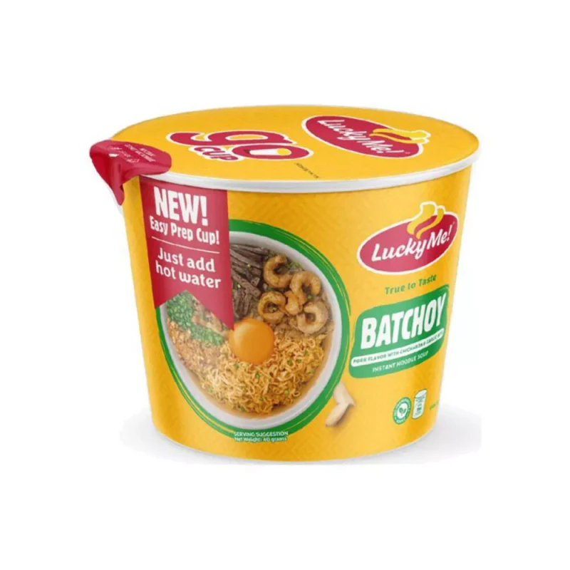 Lucky Me Mini Go Cup Noodles La Paz Batchoy