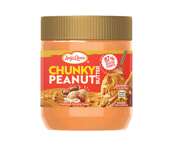 Lady's Choice Chunky Peanut Butter -340g