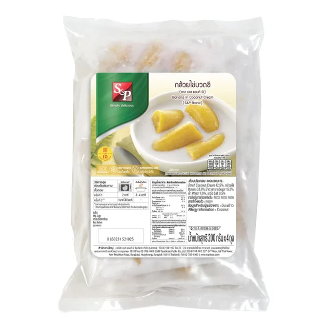 S&P Banana In Coconut Cream 200 g