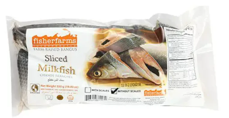Fisher Farms Sliced Milkfish Without Scales