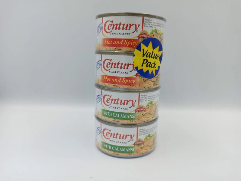 Century Tuna Flakes Value Pack ( 2xhot & spicy + 2x Calamansi)