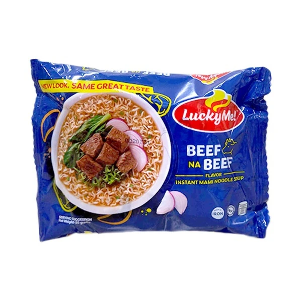 Lucky Me Beef na Beef Noodles - 55g