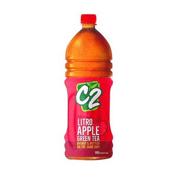 C2 Green Tea Apple ( red) 1 ltr