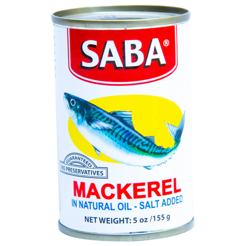 Saba Seafood Mackerel In Natural Oil - 155g