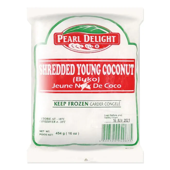 Pearl Delight Shredded Young Coconut - 454g