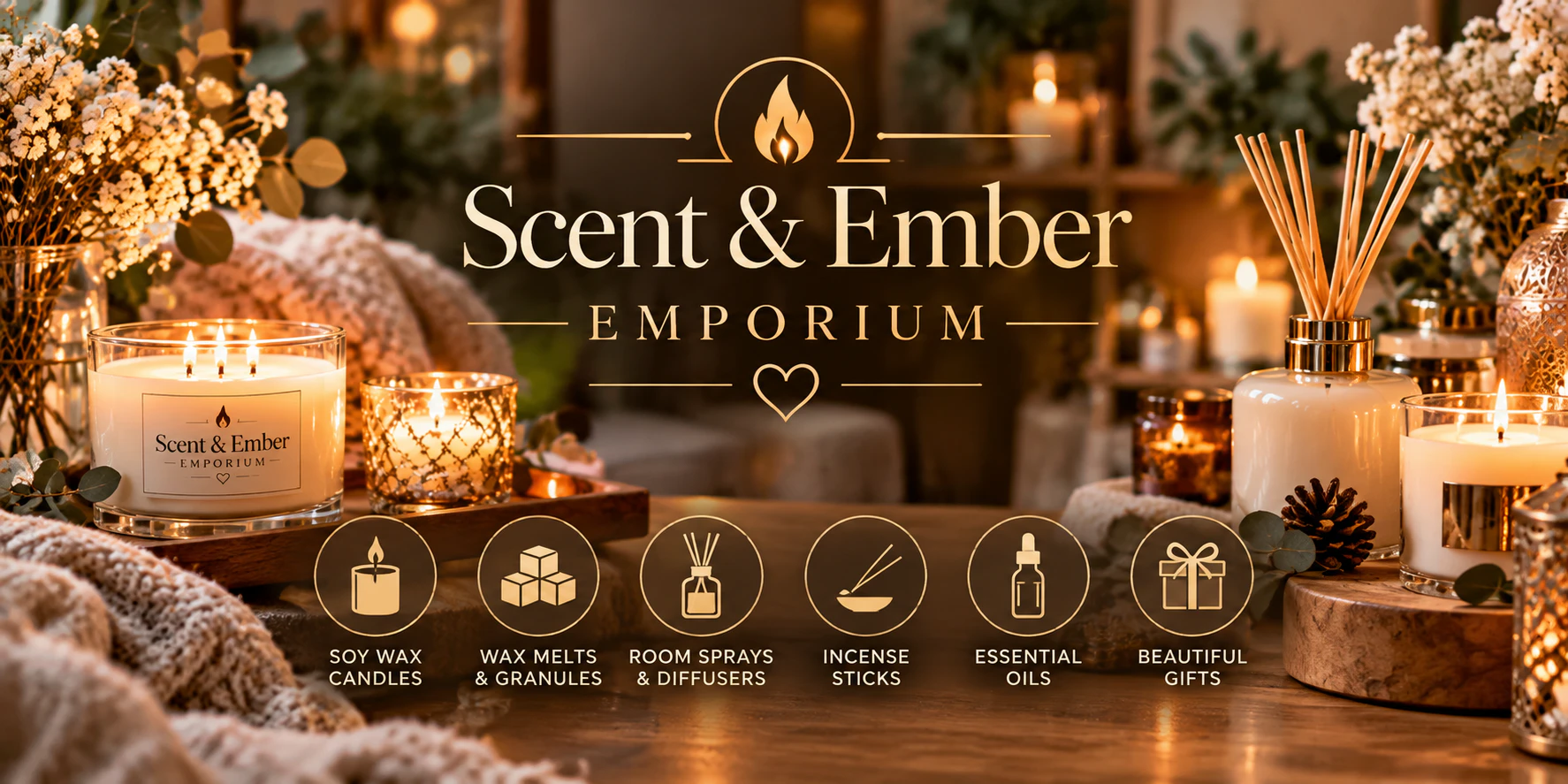 Scent & Ember Emporium logo