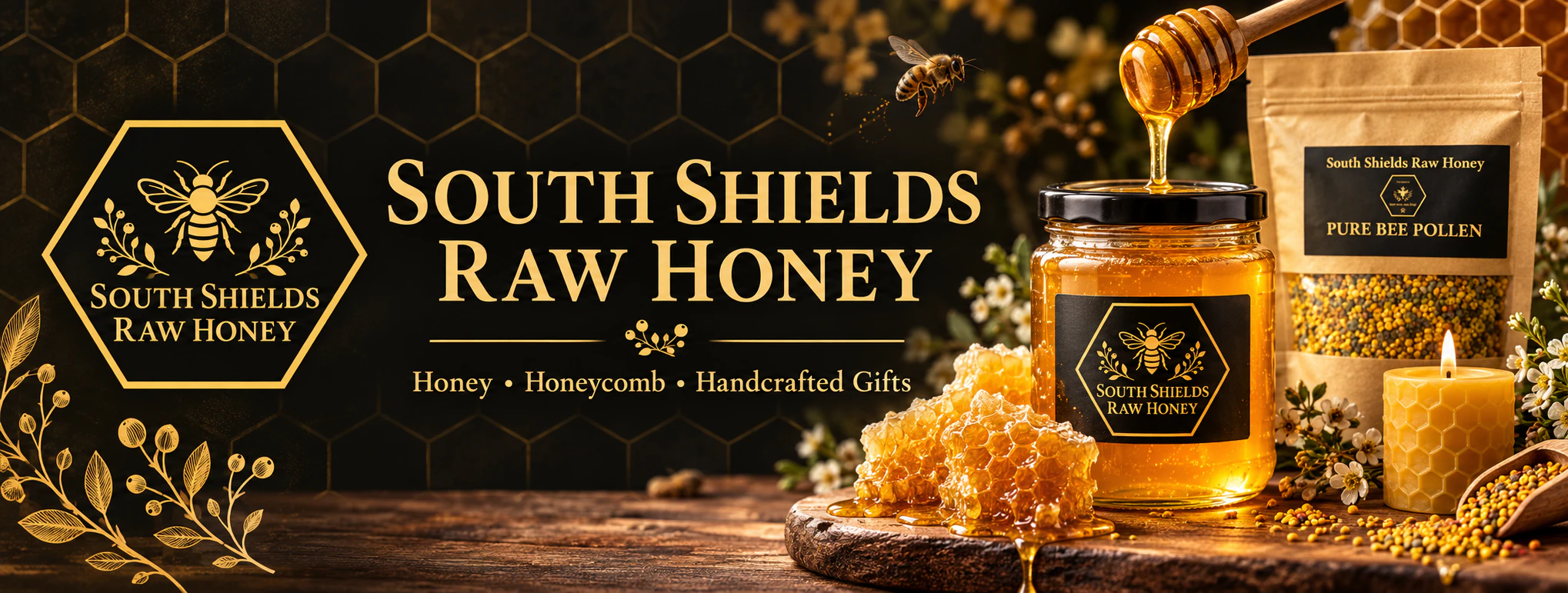 South Shields Raw Honey logo