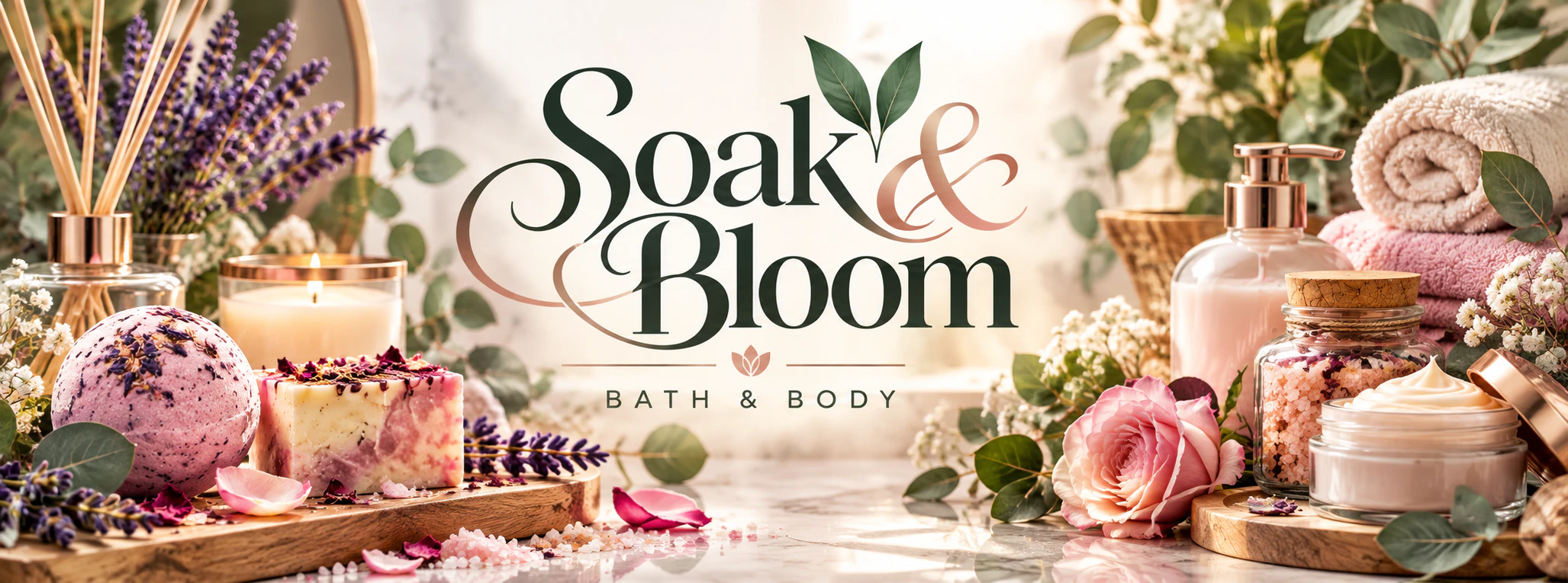 Soak & Bloom logo